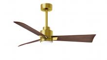 Matthews Fan Company AKLK-BRBR-WN-42 - Alessandra - 42" Three Blade Transitional Ceiling Fan - 5CCT Integrated LED - Brushed Brass Fini