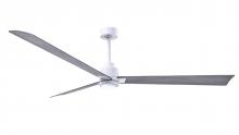 Matthews Fan Company AKLK-MWH-BW-72 - Alessandra - 72" Three Blade Transitional Ceiling Fan - 5CCT Integrated LED - Matte White Finish