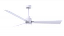 Matthews Fan Company AKLK-MWH-MWH-56 - Alessandra - 56" Three Blade Transitional Ceiling Fan - 5CCT Integrated LED - Matte White Finish