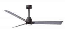 Matthews Fan Company AKLK-TB-BW-56 - Alessandra-56" Three Blade Transitional Ceiling Fan-5CCT Integrated LED-Textured Bronze Finish