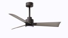 Matthews Fan Company AKLK-TB-GA-42 - Alessandra-42" Three Blade Transitional Ceiling Fan-5CCT Integrated LED-Textured Bronze Finish