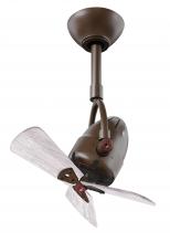 Matthews Fan Company DI-TB-WDBW - Diane - Textured Bronze - Barn Wood Tone - Wood Blades - 10" Downrod