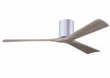 Matthews Fan Company IR3H-BN-GA-60 - Irene-3H - Three Blade Flush Mount Paddle Fan - 60" - Brushed Nickel Finish