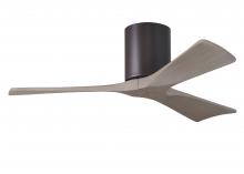 Matthews Fan Company IR3H-TB-GA-42 - Irene-3H - Three Blade Flush Mount Paddle Fan - 42" -Textured Bronze Finish