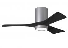 Matthews Fan Company IR3HLK-BN-BK-42 - Irene - 3HLK - Brushed Nickel - Matte Black - 42" Blades