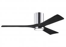 Matthews Fan Company IR3HLK-CR-BK-52 - Irene - 3HLK - Polished Chrome - Black Blades - 52" Blades