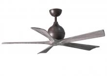 Matthews Fan Company IR5-TB-BW-52 - Irene-5 - 52" Five Blade Paddle Fan - Textured Bronze Finish - Barn Wood Tone Blades