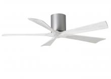 Matthews Fan Company IR5H-BN-MWH-52 - Irene - 5H - Brushed Nickel - Matte White - Blades - 52" Blades