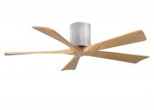 Matthews Fan Company IR5H-BW-LM-52 - Irene-5H - 52" Five Blade Flush Mount Paddle Fan - Barn Wood Tone Finish - Light Maple Tone Blad