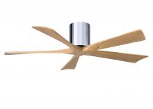 Matthews Fan Company IR5H-CR-LM-52 - Irene-5H - 52" Five Blade Flush Mount Paddle Fan - Polished Chrome Finish