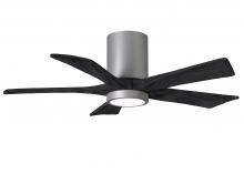 Matthews Fan Company IR5HLK-BN-BK-42 - Irene - 5HLK - Brushed Nickel - Black Blades - 42"