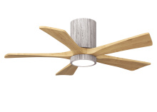Matthews Fan Company IR5HLK-BW-LM-42 - Irene-5HLK - 42" Five Blade Flush Mount Paddle Fan - 5CCT Integrated LED - Barn Wood Tone Finish