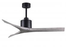Matthews Fan Company MW-BK-BW-52 - Mollywood - 52" Ceiling Fan - Matte Black Finish - Barn Wood Tone Blades