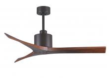 Matthews Fan Company MW-TB-WA-52 - Mollywood - 52" Ceiling Fan - Textured Bronze Finish - Walnut Tone Blades