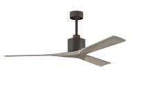 Matthews Fan Company NK-TB-GA-60 - Nan - 60" Ceiling Fan - Textured Bronze Finish - Gray Ash Tone Blades