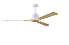 Matthews Fan Company NKXL-MWH-LM-72 - Nan XL - 72" Ceiling Fan - Matte White Finish - Light Maple Tone Blades