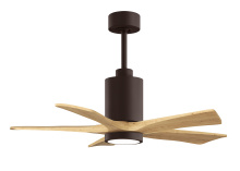Matthews Fan Company PA5-TB-LM-42 - Patricia-5 - 42" Five Blade Ceiling Fan - 5CCT Integrated LED - Textured Bronze Finish