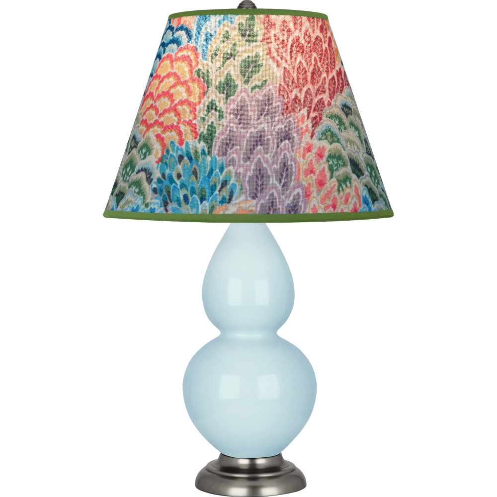 Baby Blue Small Double Gourd Accent Lamp