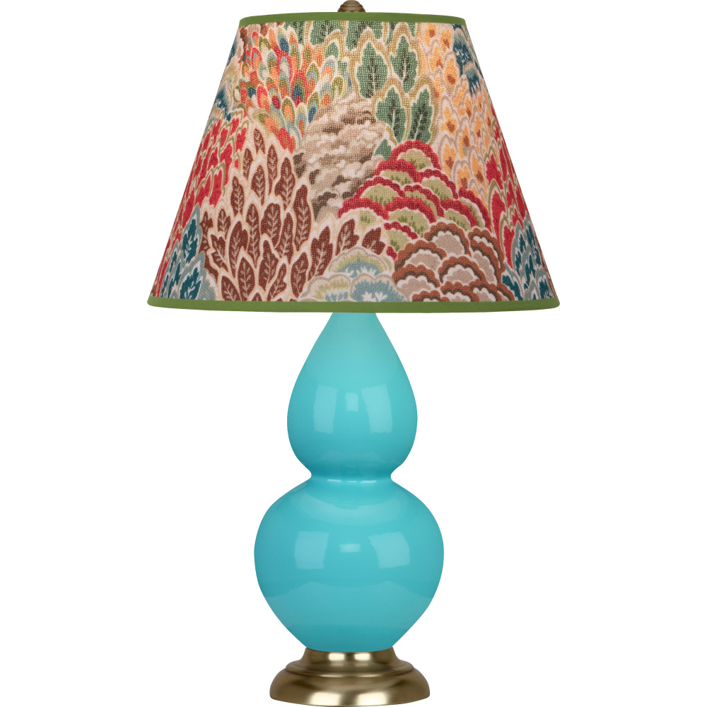 Egg Blue Small Double Gourd Accent Lamp