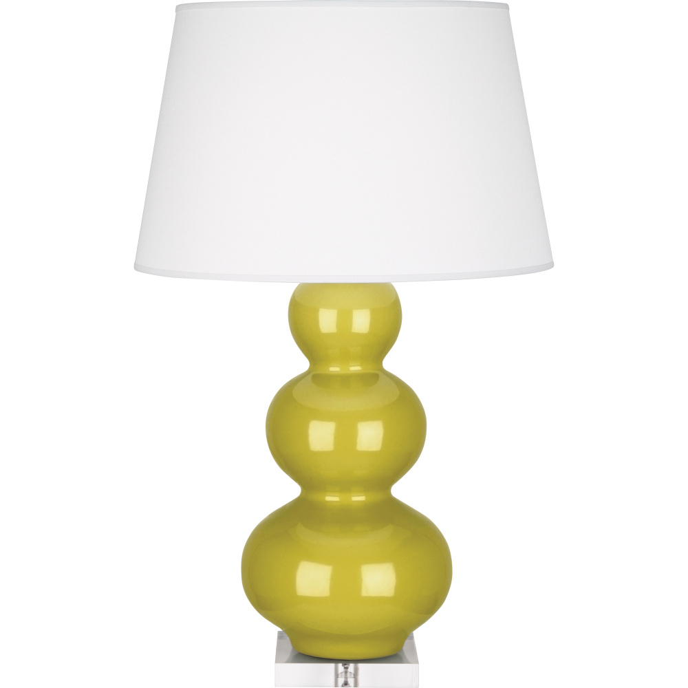 Citron Triple Gourd Table Lamp