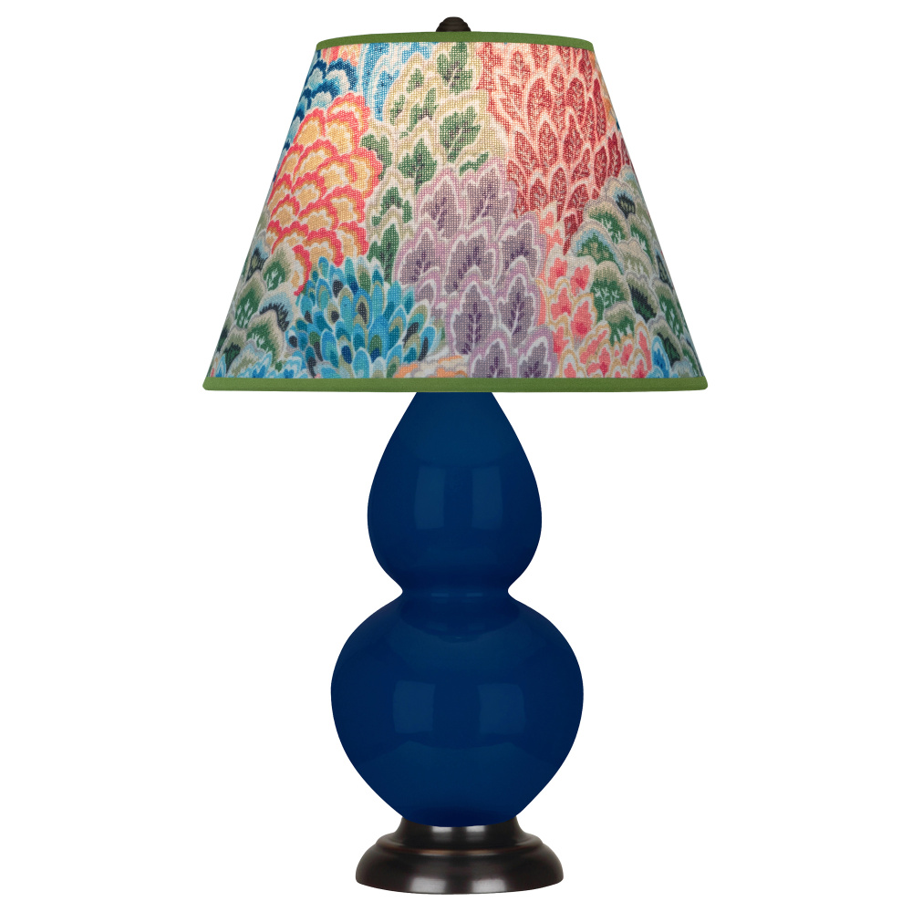 Cobalt Small Double Gourd Accent Lamp