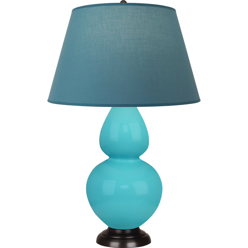 Egg Blue Double Gourd Table Lamp