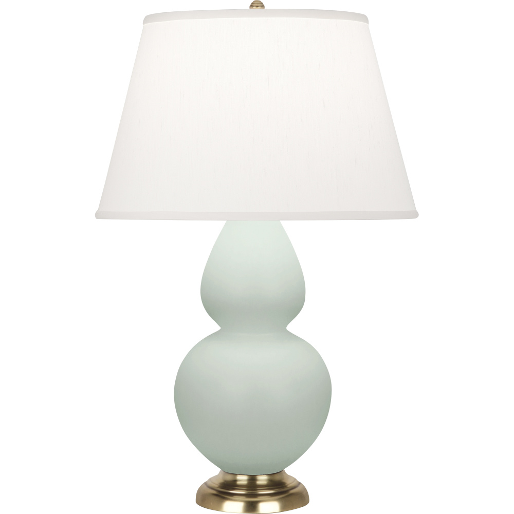 Matte Celadon Double Gourd Table Lamp