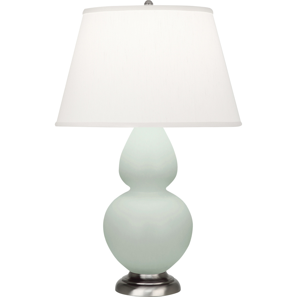 Matte Celadon Double Gourd Table Lamp
