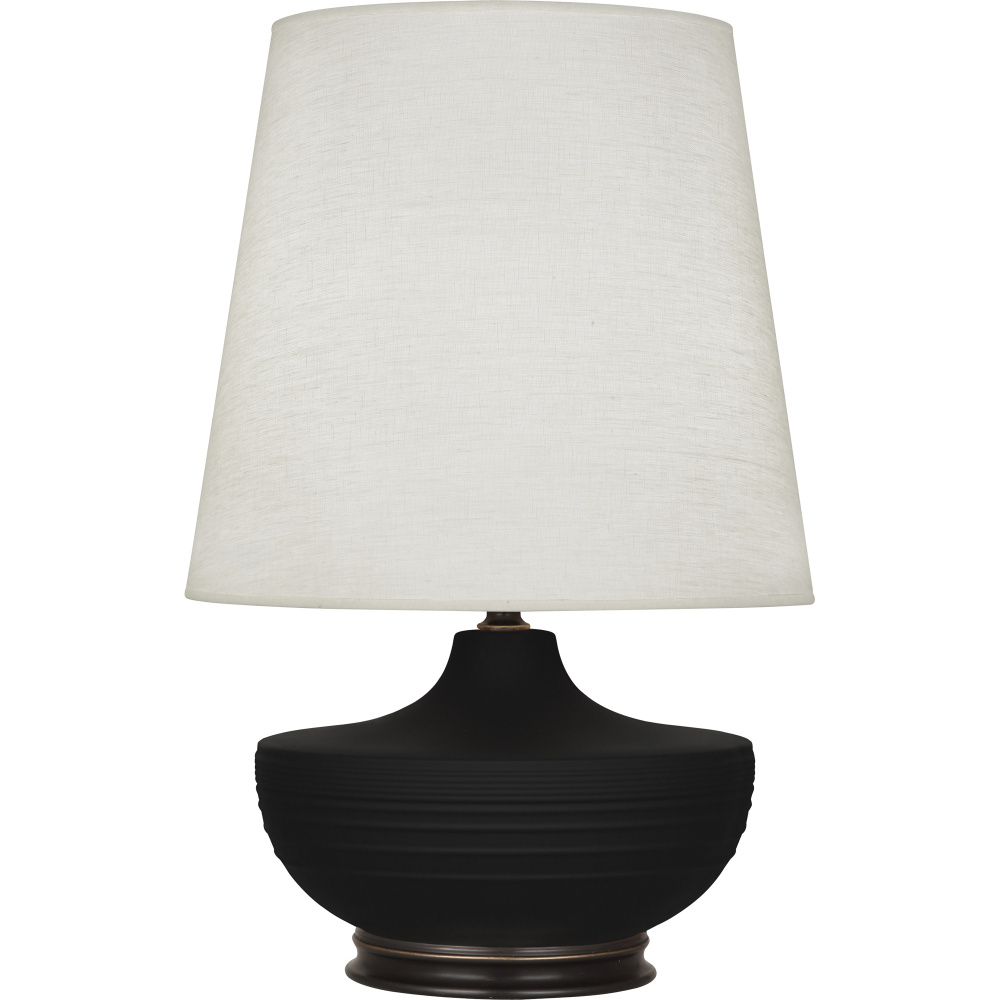 Matte Dark Coal Michael Berman Nolan Table Lamp