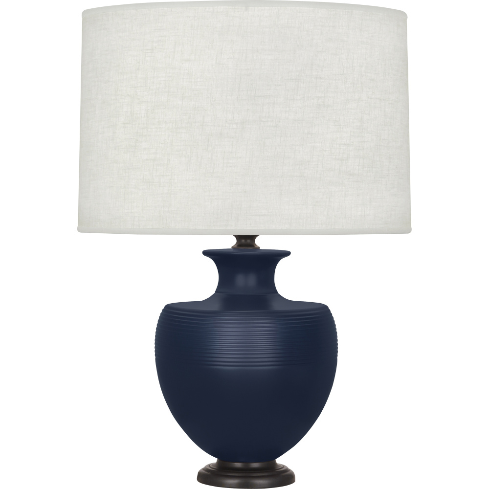 Matte Midnight Blue Michael Berman Atlas Table Lamp