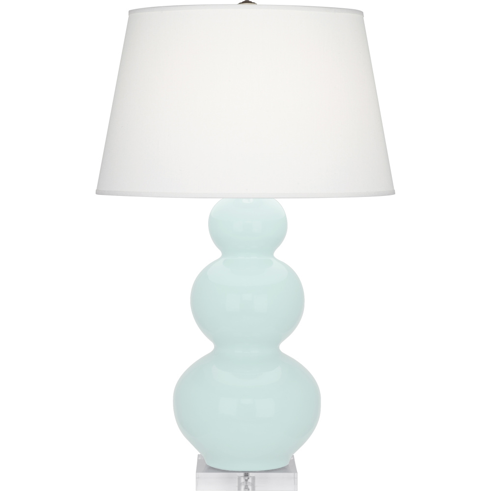 Mint Triple Gourd Table Lamp