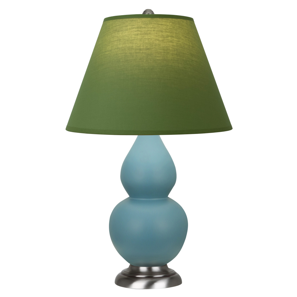 Matte Steel Blue Small Double Gourd Accent Lamp