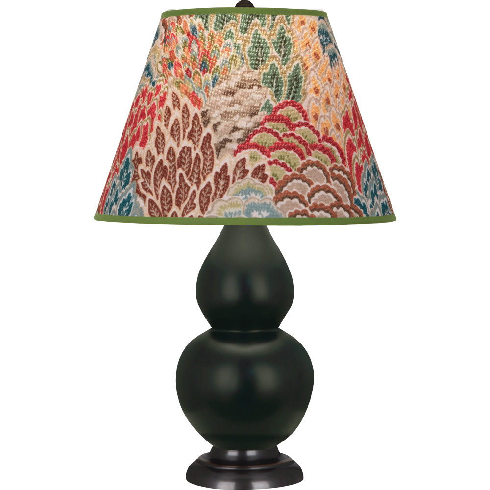 Matte Obsidian Small Double Gourd Accent Lamp