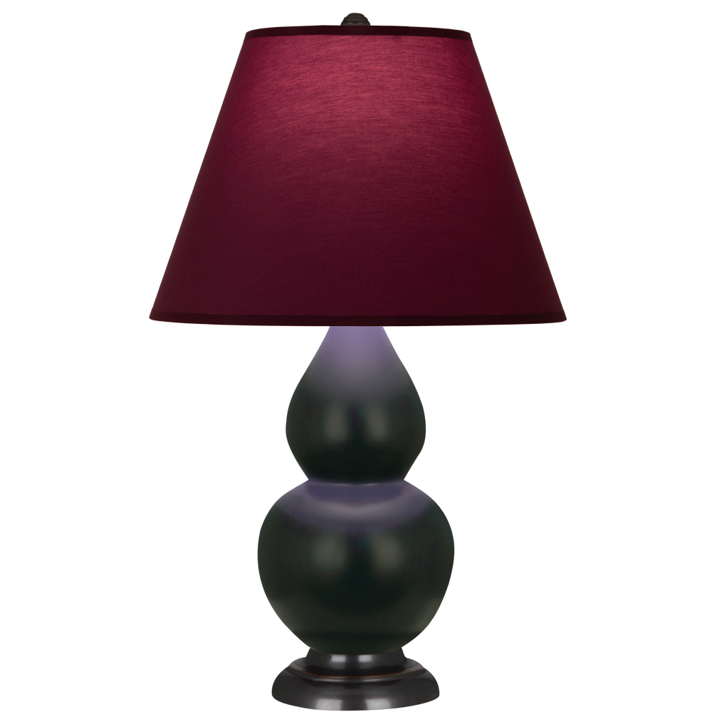 Matte Obsidian Small Double Gourd Accent Lamp