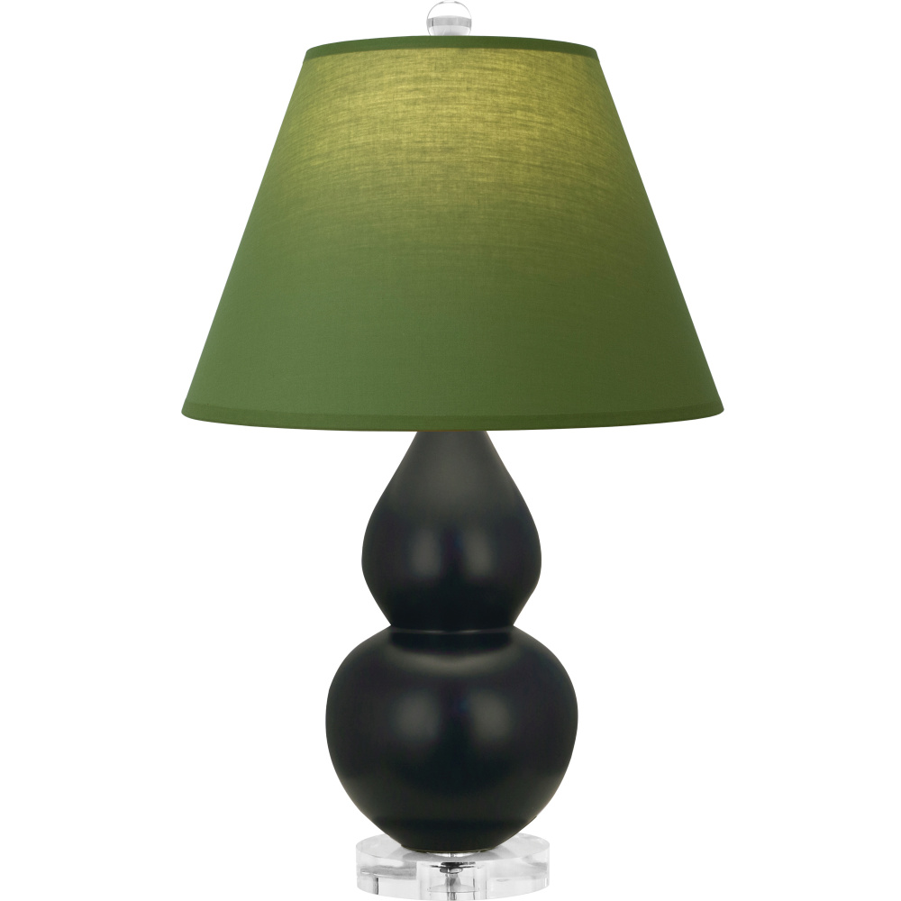Matte Obsidian Small Double Gourd Accent Lamp