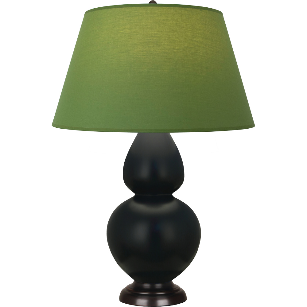 Matte Obsidian Double Gourd Table Lamp