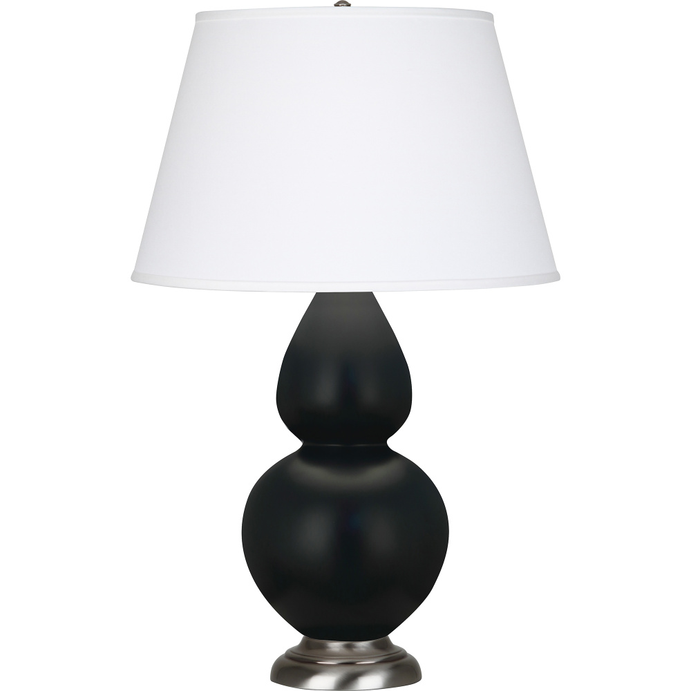 Matte Obsidian Double Gourd Table Lamp