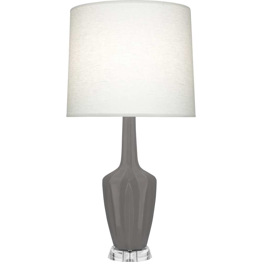 Matte Smokey Taupe Emma Table Lamp