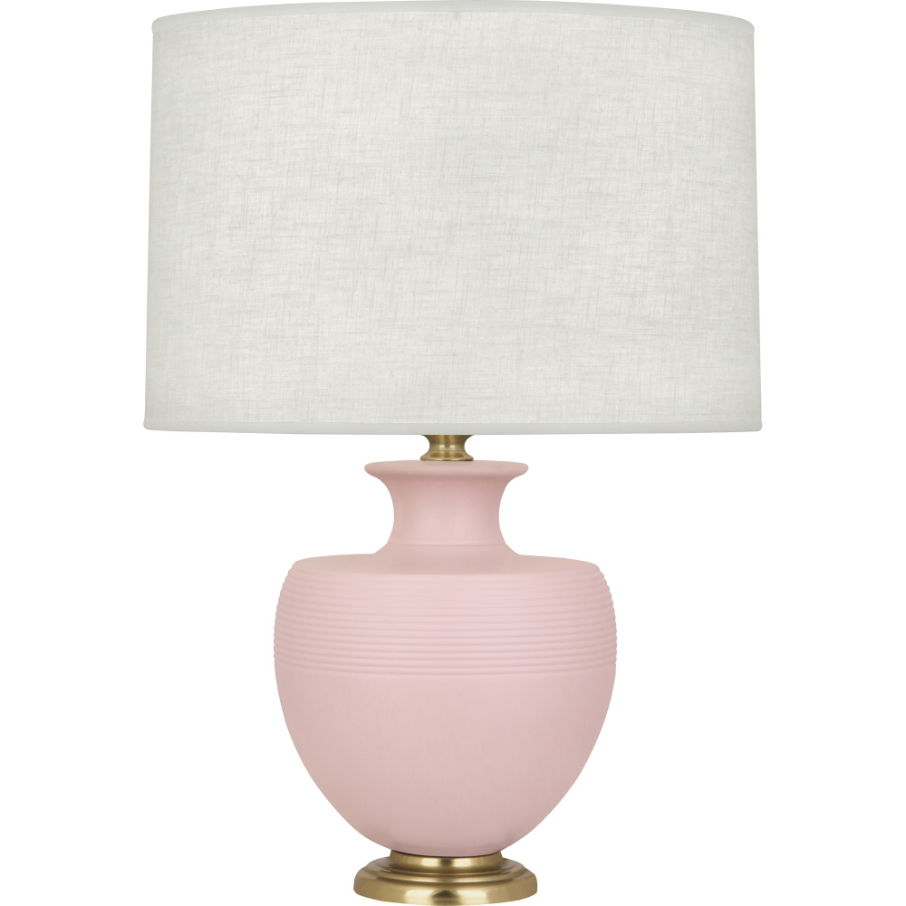 Matte Woodrose Michael Berman Atlas Table Lamp