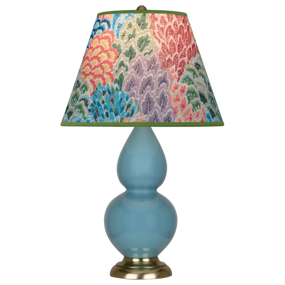 Steel Blue Small Double Gourd Accent Lamp