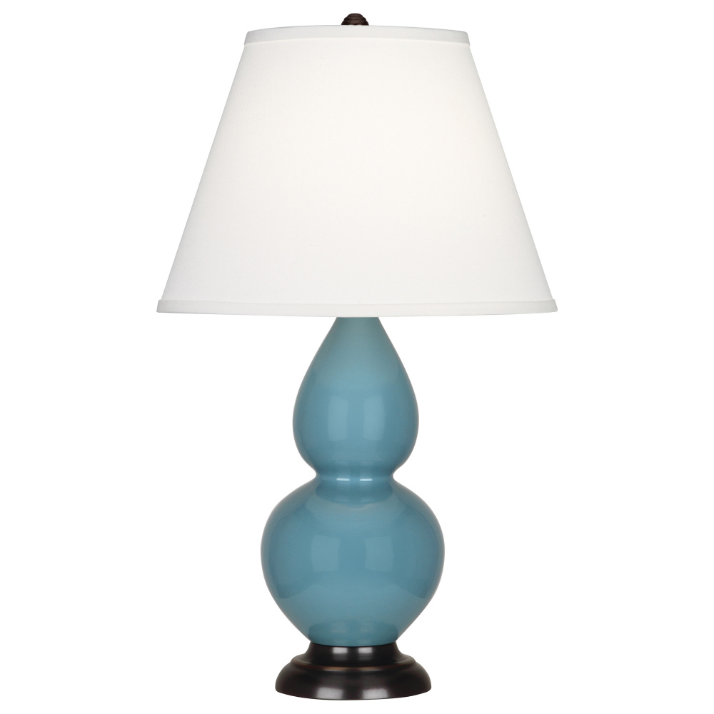 Steel Blue Small Double Gourd Accent Lamp