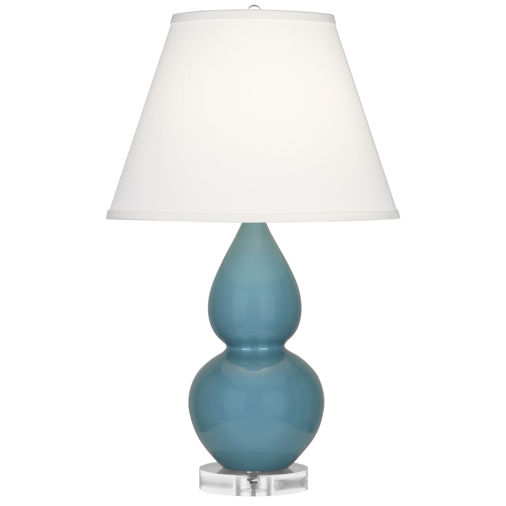 Steel Blue Small Double Gourd Accent Lamp