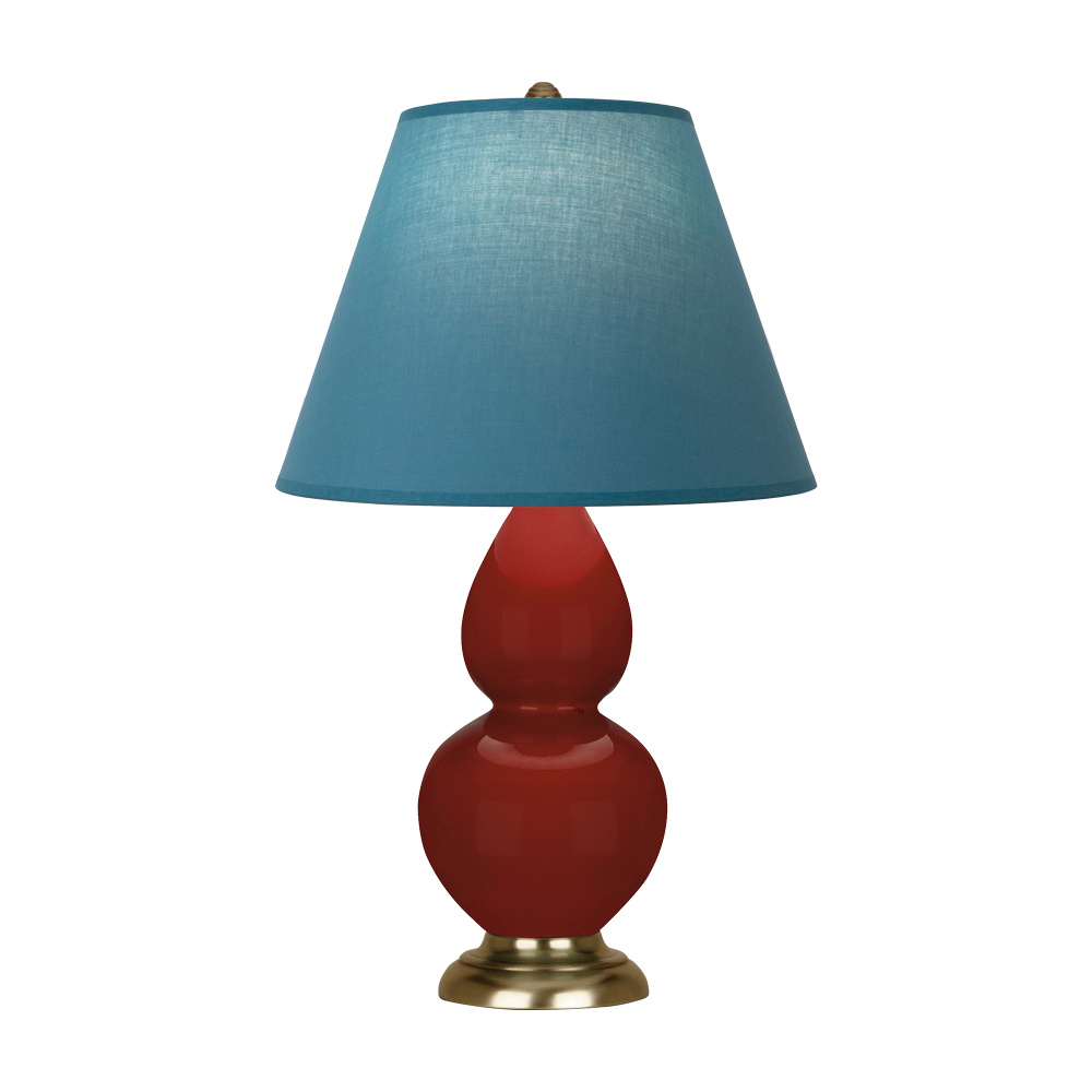 Oxblood Small Double Gourd Accent Lamp