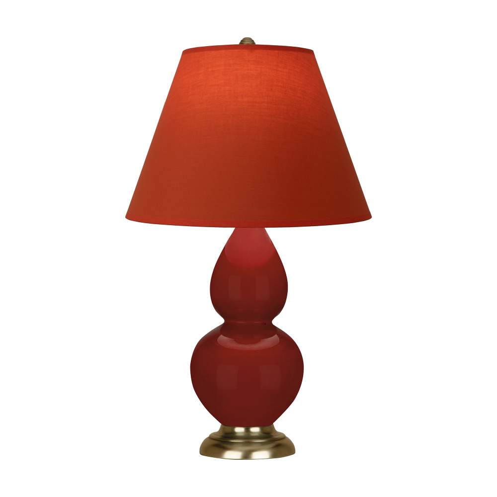 Oxblood Small Double Gourd Accent Lamp