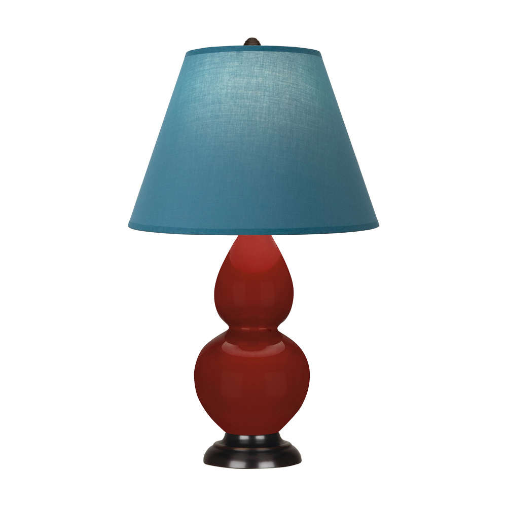Oxblood Small Double Gourd Accent Lamp