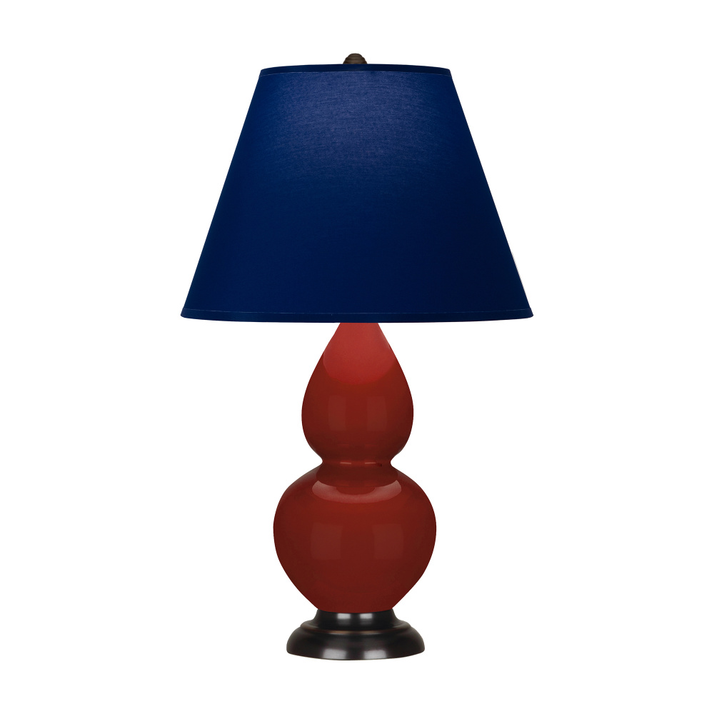 Oxblood Small Double Gourd Accent Lamp