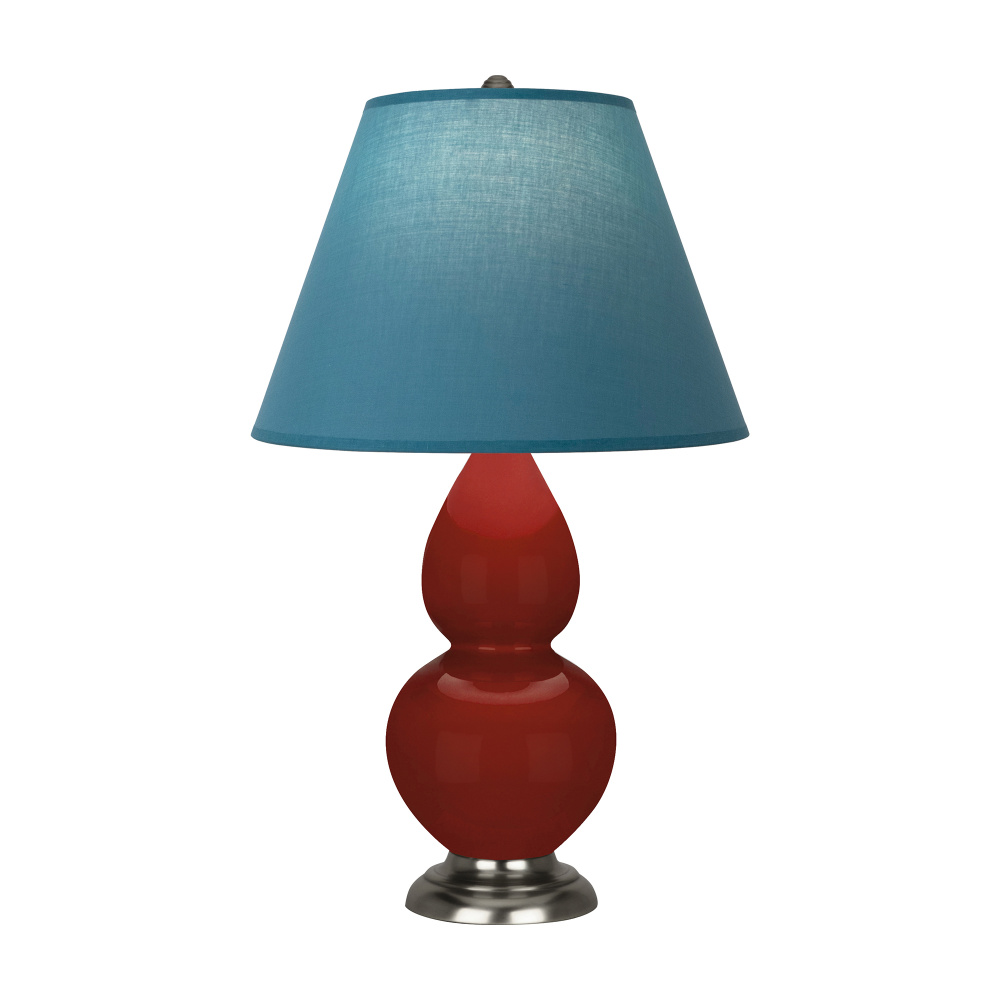 Oxblood Small Double Gourd Accent Lamp