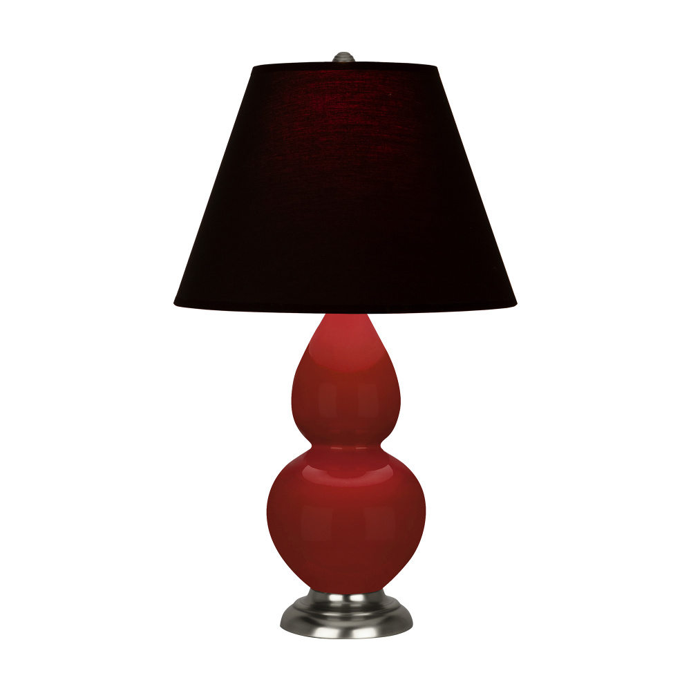 Oxblood Small Double Gourd Accent Lamp