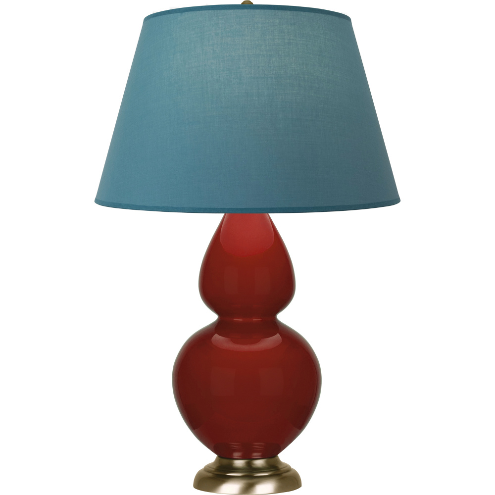 Oxblood Double Gourd Table Lamp