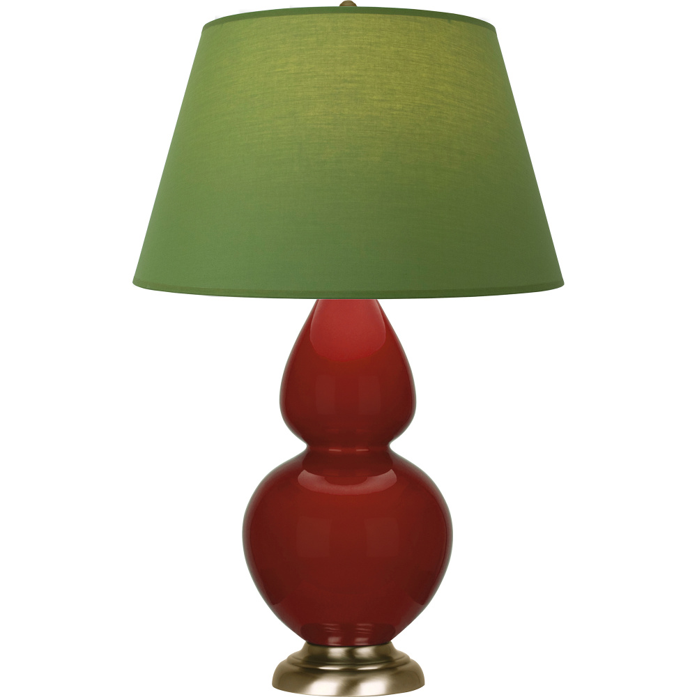 Oxblood Double Gourd Table Lamp